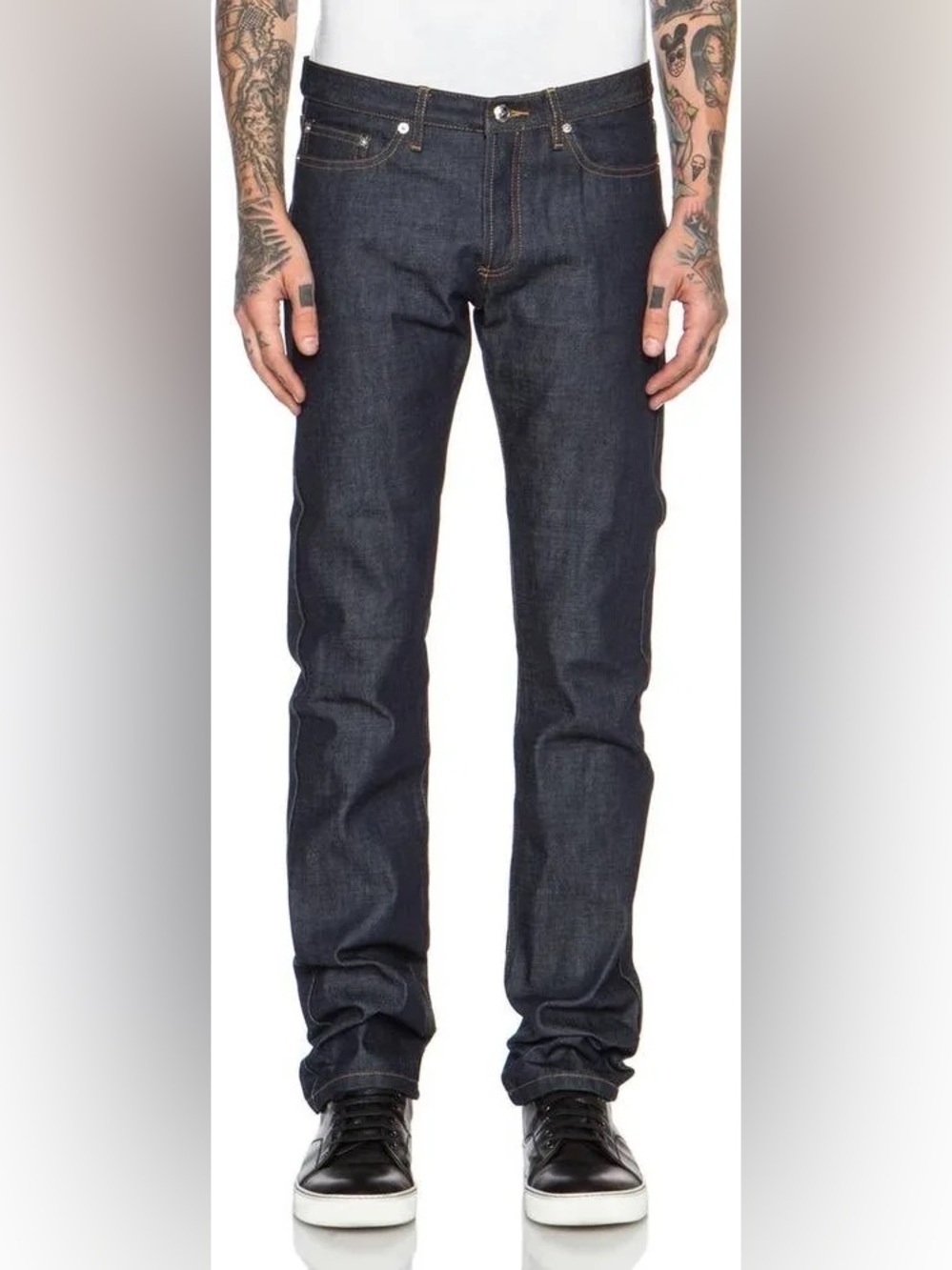 A.P.C. New Cure “Jean Très Étroite” Men’s Slim Raw Denim Dark Indigo Size 29